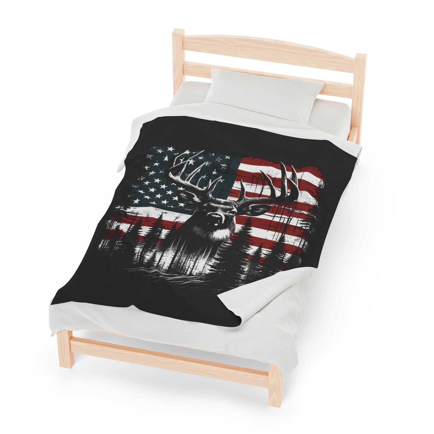 Buck Wild Plush Blanket